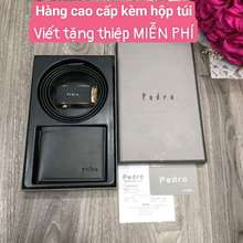 Set Ví Thắt Lưng Nam Pedro Fullbox, Quà Cho