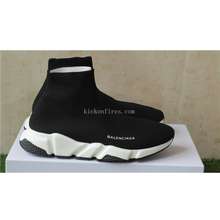 Speed cloth low trainers Balenciaga Black size 42 EU in Cloth  26781454