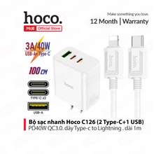 Bộ sạc nhanh PD40W Type-C dùng cho