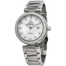 Omega De Villle Ladymatic Mother Of Pearl Dial Stainless Steel Ladies Watch 425 35 34 20 55 002