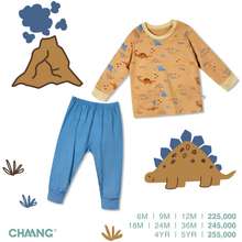 CHAANG - Bộ dài tay thu đông Dino Jungle