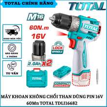 Máy Khoan Không Chổi Than Dùng Pin 16V