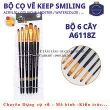 CỌ VẼ Keep Smiling CỌ VẼ MÀU ACRYLIC 