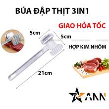 Búa Đập Thịt Đập Đá Giã Gừng 21Cm - 