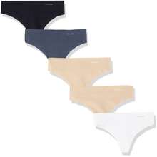 Calvin Klein Women S Invisibles Seamless Thong Panties Multipack