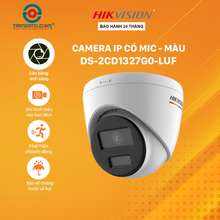 Hikvision Camera IP Dome DS-2CD1327G0-LUF Tích Hợp Mic Có Màu 24/7 - TRANGIATELECOM