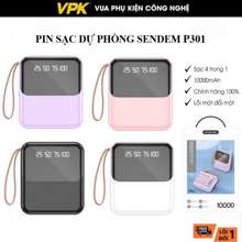 Pin Sạc Dự Phòng P301 10.000Mah Tích Hợp