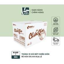 Thùng Bột Chiên Giòn Đỏ 1Kg X 10 Gói --