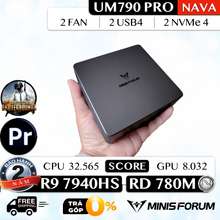 Mini Pc ⚡️ Um790 Pro Um780 Um870 Slim Máy