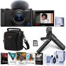 Zv 1 Compact 4K Hd Digital Camera Black Bundle