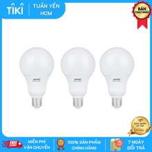 Bộ 3 Bóng Đèn Led Bulb 5W 6000 6500K E27 55