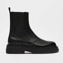 Giày boots da nam Zara authentic WITH TRACK