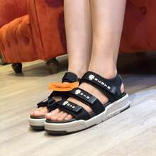 Giày Sandal Nữ Hoạt Tiết Hoa Cúc Đế