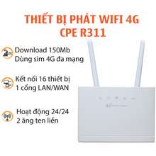 Bộ Phát Wifi Từ Sim 3G 4G Cpe R311 Tốc