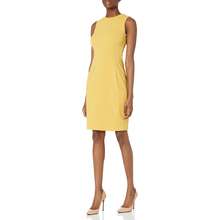 Calvin Klein Women 39 S Sleeveless Fitted Cocktail Sheath Dress