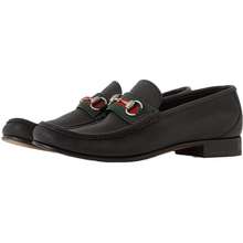 Giày Lười Nam Horsebit Loafer Black 673819