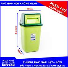 Thùng rác Nắp Lật cao cấp Lớn - Giao