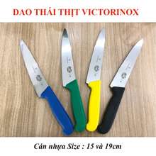 Dao Thái Thịt - Cán Nhựa - Size 15 Và 19Cm 