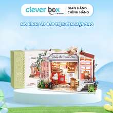 Đồ Chơi Lắp Ráp Gỗ 3D DIY Tiệm Kem 