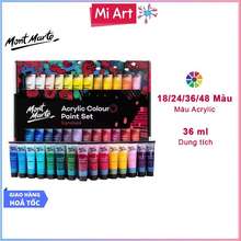 [Hỏa Tốc Hcm] Bộ Màu Acrylic 18/24/36/48