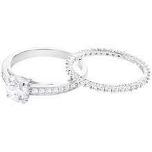 Set Nhẫn Attract Ring Set 2 Round Cut Pavé