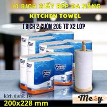 Combo 10 Bịch Giấy Bếp Đa Năng 2 Lớp