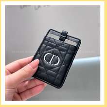 Card Holder Dior Da Kèm Gương Mini, Túi Vải 