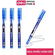 Combo 20 Bút bi nước mực gel xanh nắp