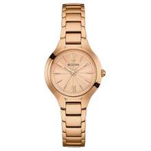 Bulova Đồng Hồ Nữ Classic Rose Dial Ladies Watch 97L151 Màu Vàng Hồng