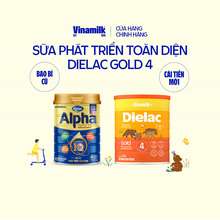 Sữa Bột Dielac Alpha Gold 4 hộp 1400g (Cho 