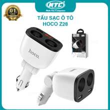 Cốc Sạc Xe Hơi Ô Tô Hoco Z28 Tích Hợp 4 