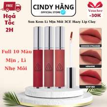 Son Kem Lỳ Mịn Môi 3Ce Hazy Lip Clay 4G