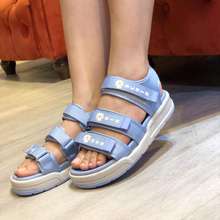 Giày Sandal Nữ Hoạt Tiết Hoa Cúc Đế