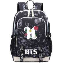 Justgogo Korean Kpop Bangtan Boys Backpack