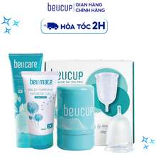 Combo 1 Cốc nguyệt san Silicone y tế Beu