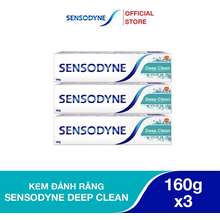 Bộ 3 Kem Đánh Răng Deep Clean 160G Giúp