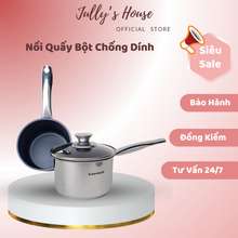 Nồi Quấy Bột Chống Dính Inox 14Cm Đáy