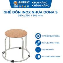 [Chính Hãng ] Bộ 2 Ghế Đôn Inox Nhựa