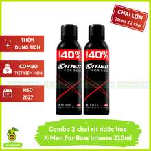 Combo 2 Chai Xịt Khử Mùi Xmen Intense 210Ml