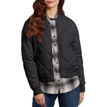 Dickies Women 39 S Quilted Bomber Jacket