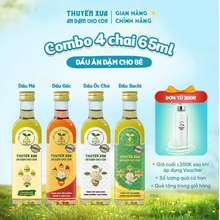 COMBO 4 chai Dầu Gấc - Mè - Óc Chó -