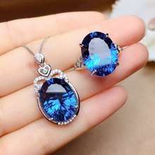 Bộ Trang Sức Sapphire Phòng Thí Nghiệm