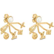 Khuyên Tai Nữ LV Cruiser Earrings Màu Vàng