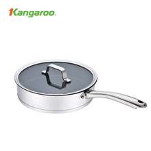 Chảo Inox 5 Lớp Đáy Từ 28Cm