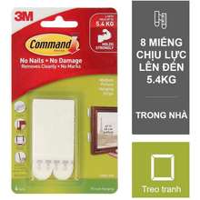 Bộ 8 Miếng Dán Treo Tranh Command 3M Tải