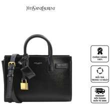 Túi Saint Laurent Black Smooth Leather Sac De