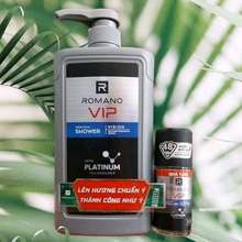 sữa tắm Nam vip vision 650g tặng lăn