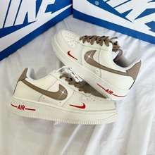 Giày Nike_Af1 Nâu., Giày Nike_Vệt Nâu Bản 