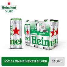 Hỏa Tốc - Lốc 6 Lon Bia Silver