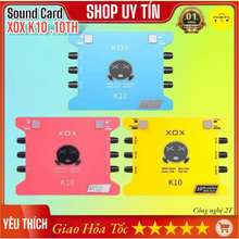 Soundcard Thu Âm Cao Cấp K10 , Karaoke ,